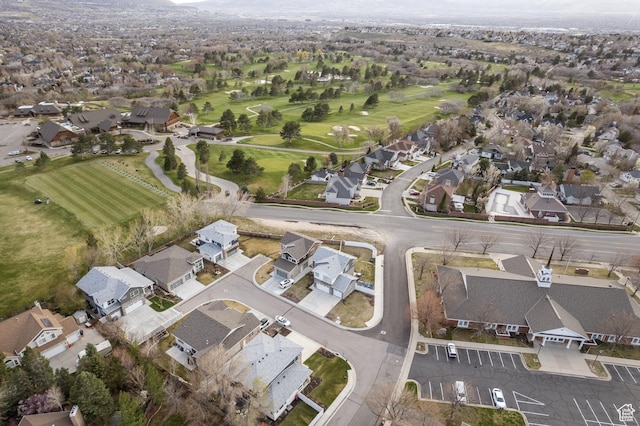 aerial view featuring a residential view