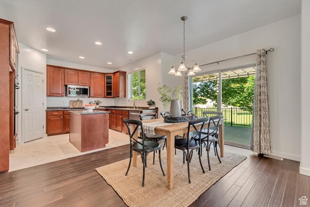 166 S 2035 W, Lehi, UT 84043 - dining room featuring healthy amount of natural light, light wood-style flooring, recessed lighting, and a chandelier