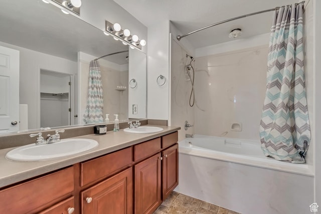 166 S 2035 W, Lehi, UT 84043 - full bath featuring shower / tub combo with curtain and double vanity