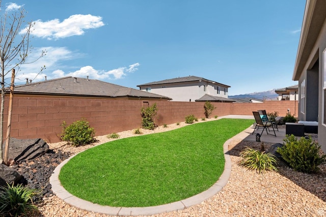 4582 S Sophia Ln, Washington, UT 84780 - view of yard with a patio and a fenced backyard