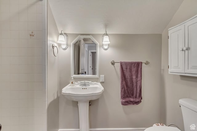 bathroom with toilet