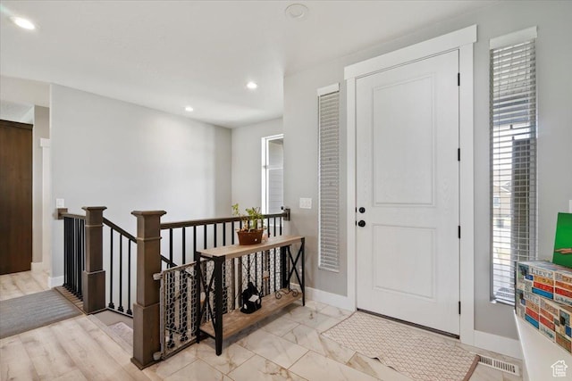 393 S Corner View Dr, Tooele, UT 84074 - entrance foyer featuring recessed lighting, plenty of natural light, and baseboards
