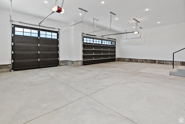 1682 N 2250 W, Provo, UT 84604 - garage with recessed lighting and a garage door opener