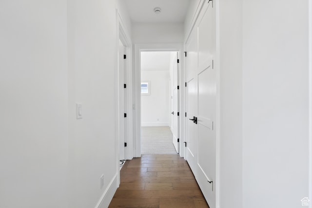 1682 N 2250 W, Provo, UT 84604 - hall with baseboards and dark wood finished floors