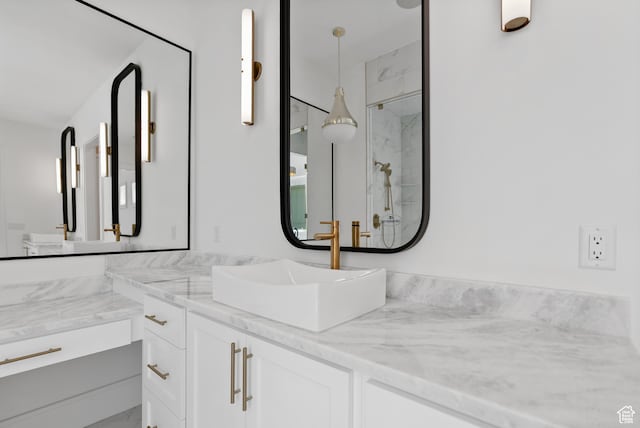 1682 N 2250 W, Provo, UT 84604 - full bathroom with a marble finish shower and vanity