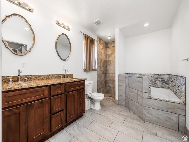 8915 E 33550 N, Fairview, UT 84629 - full bath with a sink, toilet, double vanity, and a bath