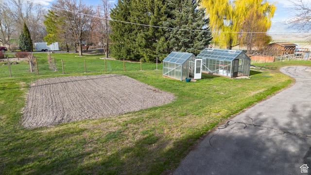 80 S 6000 W, Mendon, UT 84325 - view of yard featuring an outbuilding, fence, and an exterior structure