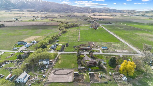 80 S 6000 W, Mendon, UT 84325 - drone / aerial view with a mountain view and a rural view