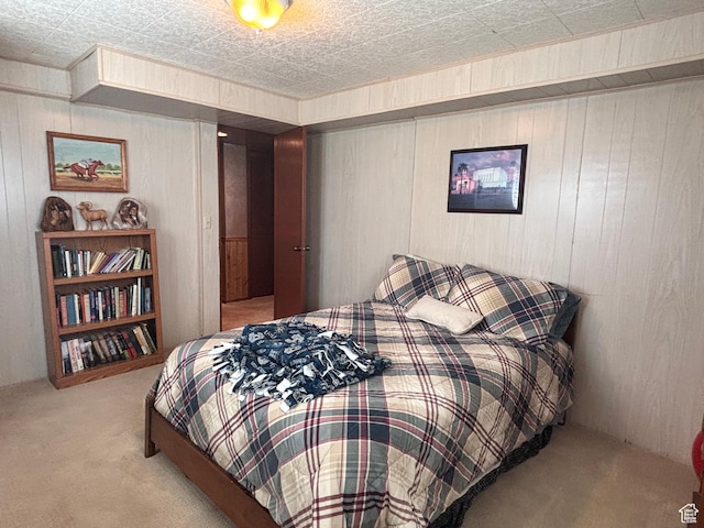 80 S 6000 W, Mendon, UT 84325 - bedroom featuring wooden walls and carpet floors