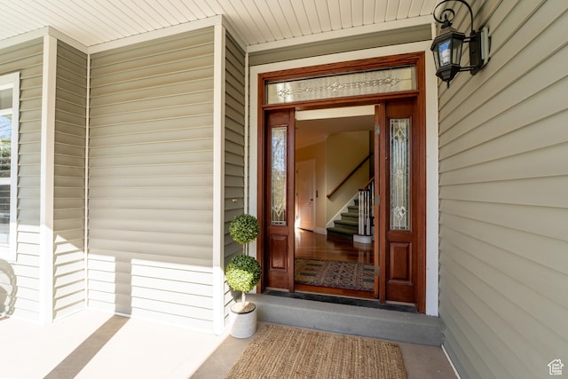 6041 S 2230 E, Holladay, UT 84121 - doorway to property with covered porch