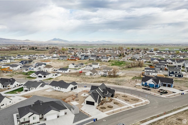 48 S 650 W, Hyrum, UT 84319 - aerial perspective of suburban area featuring a mountain backdrop