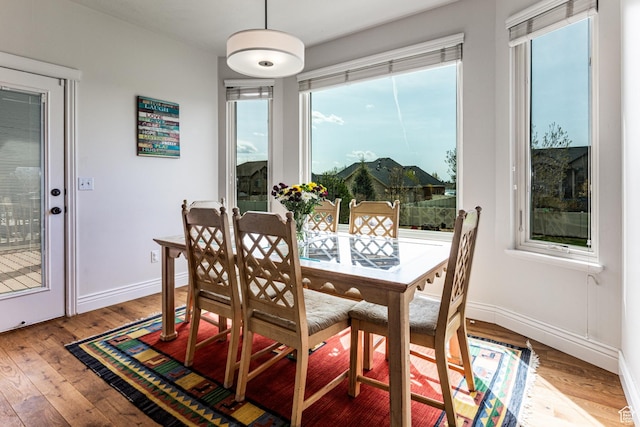 4781 W 4100 S, West Haven, UT 84401 - dining room with wood finished floors and baseboards