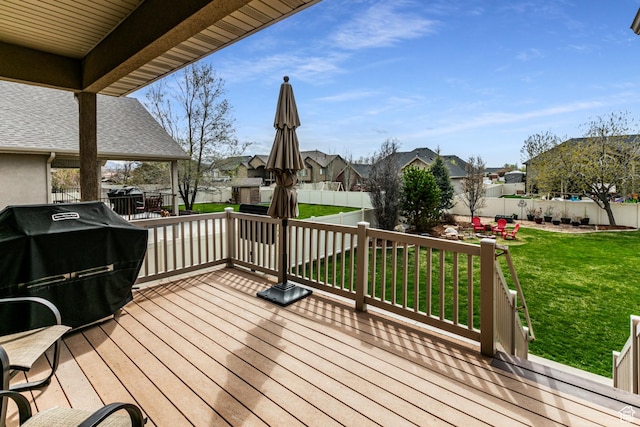 4781 W 4100 S, West Haven, UT 84401 - deck featuring a residential view and a grill