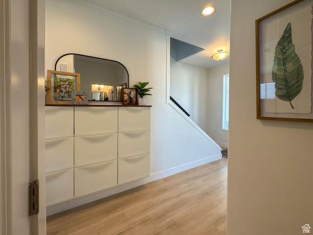 5051 W Bilston Ln S, Herriman, UT 84096 - hallway featuring baseboards and light wood-style floors