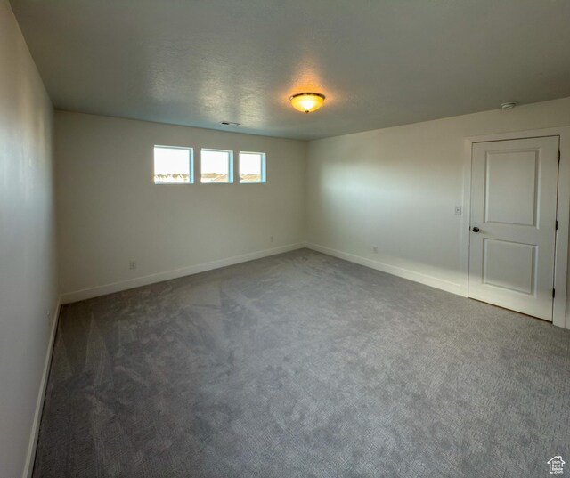 5051 W Bilston Ln S, Herriman, UT 84096 - carpeted empty room with visible vents, baseboards, and a textured ceiling