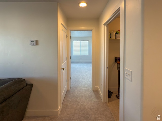 5051 W Bilston Ln S, Herriman, UT 84096 - hallway featuring baseboards and light colored carpet