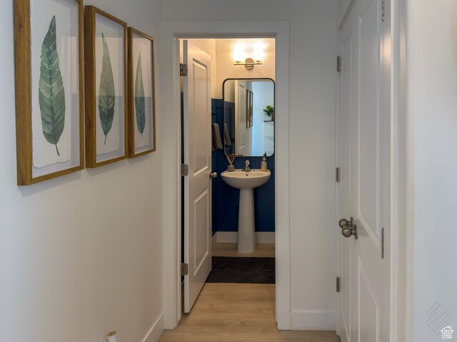 5051 W Bilston Ln S, Herriman, UT 84096 - hall with light wood-style flooring