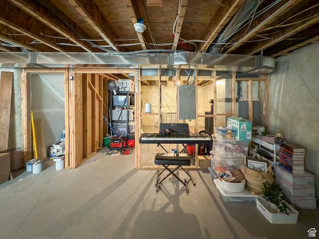 5051 W Bilston Ln S, Herriman, UT 84096 - unfinished basement featuring electric panel