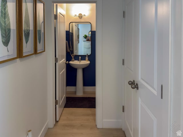 5051 W Bilston Ln S, Herriman, UT 84096 - corridor with light wood-type flooring
