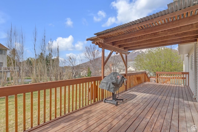 8079 S Juniper Ct, South Weber, UT 84405 - deck featuring a yard