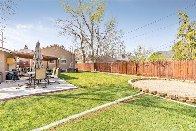 3165 S 2000 E, Millcreek, UT 84109 - view of yard with a patio area and a fenced backyard