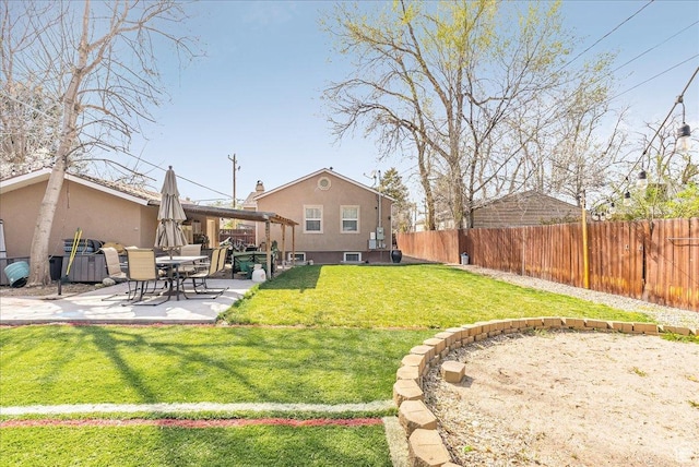 3165 S 2000 E, Millcreek, UT 84109 - view of yard with a patio and fence