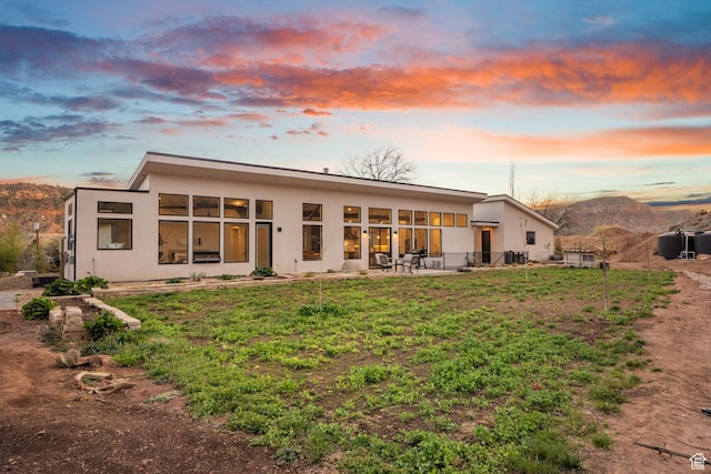 160 W Pebble, Rockville, UT 84763 - back of property featuring stucco siding and a patio area