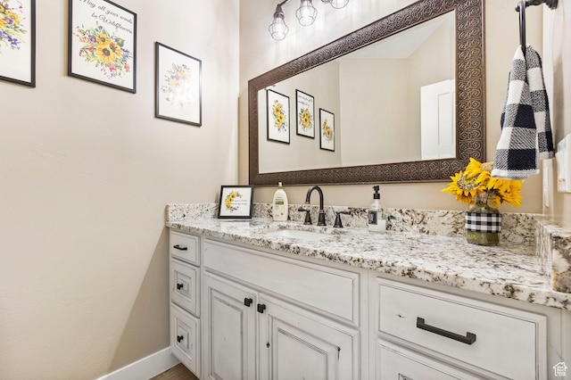 1125 S 400 E, Salem, UT 84653 - bathroom featuring vanity and baseboards