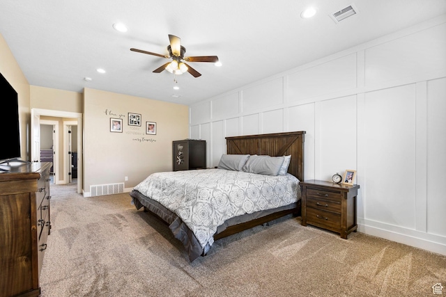 1125 S 400 E, Salem, UT 84653 - bedroom with light carpet, a decorative wall, and visible vents