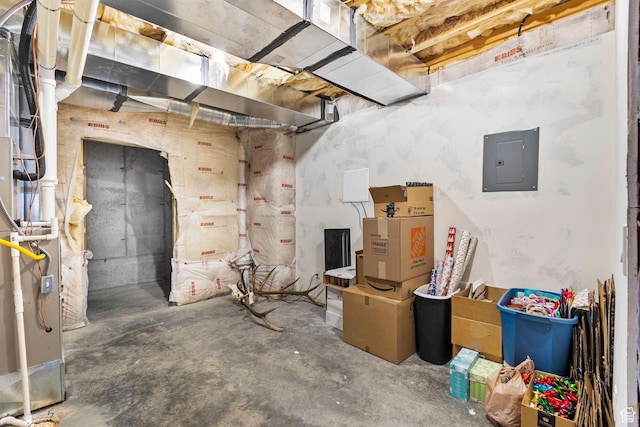 1125 S 400 E, Salem, UT 84653 - unfinished below grade area featuring electric panel