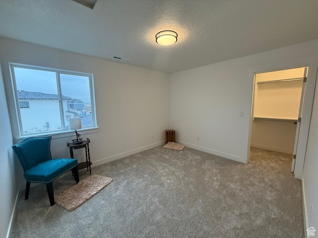 3758 W Alder Ct, Taylor, UT 84401 - unfurnished room with baseboards, carpet flooring, a textured ceiling, and visible vents