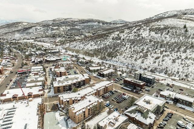 1940 Prospector Ave Unit 101, Park City, UT 84060 - snowy aerial view with a mountain view