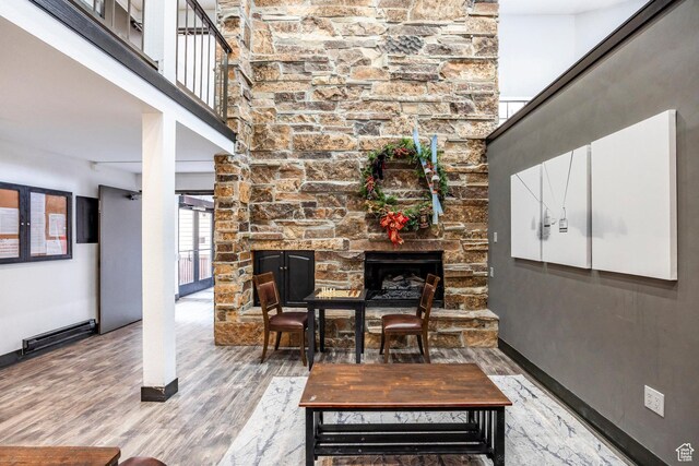 1940 Prospector Ave Unit 101, Park City, UT 84060 - view of patio featuring a fireplace and visible vents