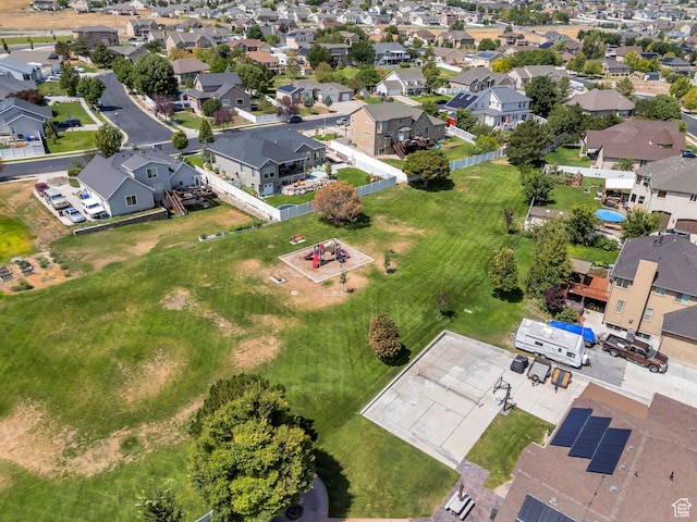 4071 S Sandpiper Ln, Saratoga Springs, UT 84045 - drone / aerial view with a residential view