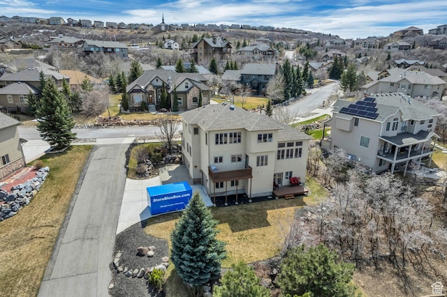 drone / aerial view featuring a residential view