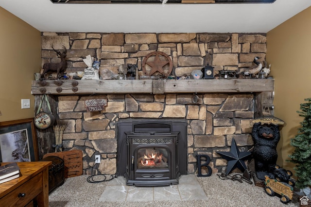 395 Fairlane Dr, Tooele, UT 84074 - details with a wood stove