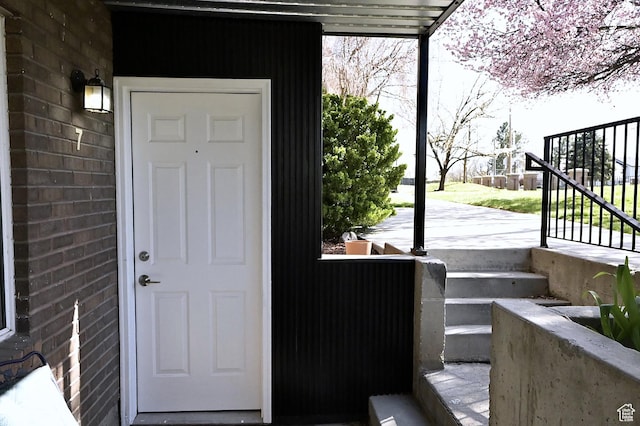 view of property entrance