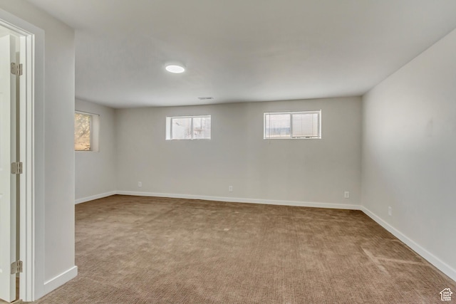 980 Hudson St, Ogden, UT 84404 - below grade area with carpet flooring and baseboards