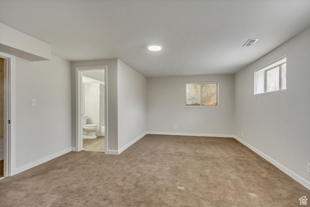 980 Hudson St, Ogden, UT 84404 - basement featuring visible vents, baseboards, and carpet flooring