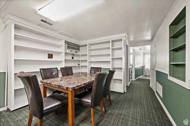 146 W 400 S, Tooele, UT 84074 - dining space featuring visible vents, baseboards, and carpet