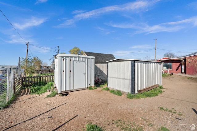 146 W 400 S, Tooele, UT 84074 - view of shed featuring fence private yard