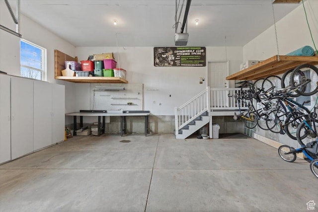 106 N Bear River Blfs, Preston, ID 83263 - garage featuring a garage door opener