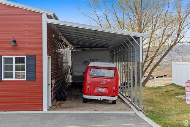 106 N Bear River Blfs, Preston, ID 83263 - view of vehicle parking featuring a carport
