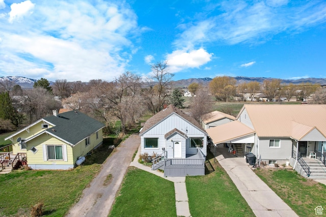 268 S Main St, Malad City, ID 83252 - bird's eye view featuring a mountain view