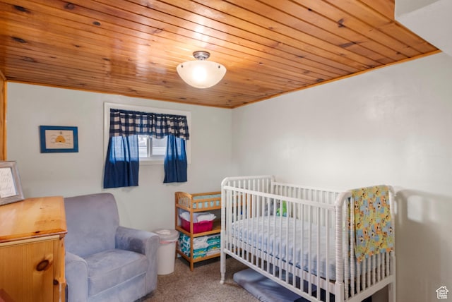 268 S Main St, Malad City, ID 83252 - bedroom with wooden ceiling and carpet