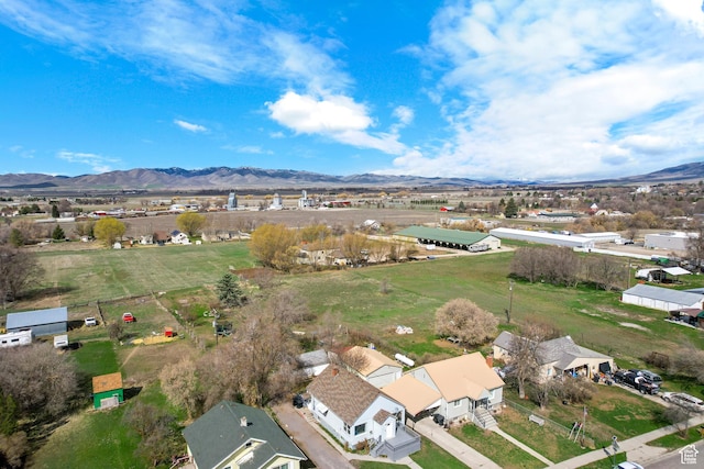 268 S Main St, Malad City, ID 83252 - drone / aerial view with a mountain view