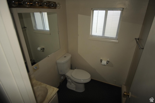 295 E 100 S, Centerfield, UT 84622 - bathroom with toilet, a wealth of natural light, and vanity