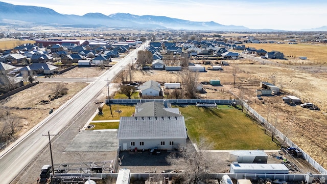 5185 N 600 E, Enoch, UT 84721 - aerial view with a mountain view and a residential view