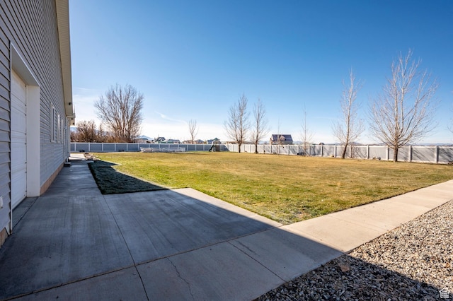 5185 N 600 E, Enoch, UT 84721 - view of yard with a patio area and a fenced backyard