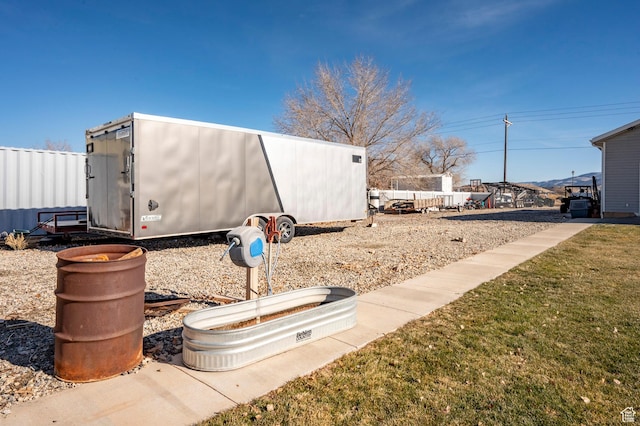 5185 N 600 E, Enoch, UT 84721 - view of yard with fence and an outdoor structure